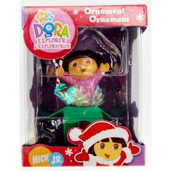 American Greetings Nick Jr Dora the Explorer 2006 Christmas Ornament Excellent - Picture 1 of 5